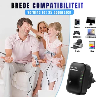 Wat vinden we goed aan de RWB® Stopcontact Wifi Versterker