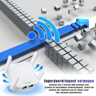 Wat vinden we goed aan de RWB® Wifi Versterker (Stopcontact)