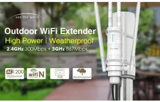 Serolux Wifi versterker dual-band met antennes wit