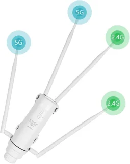 SnelShoppen wifi amplifier outdoor AC1200 wifi repeater