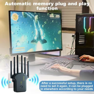 Solacis WiFi Versterker Stopcontact