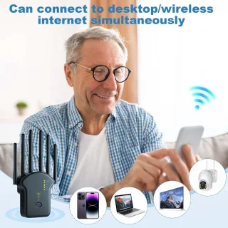 Solacis WiFi Versterker Stopcontact