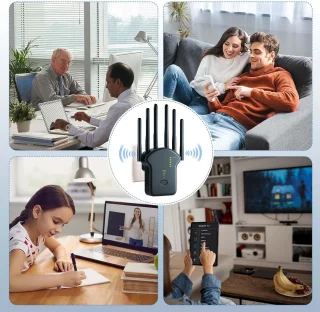 Solacis WiFi Versterker Stopcontact