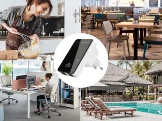Solacis WiFi-versterker stopcontact