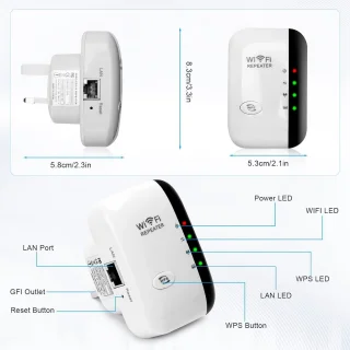 Solacis WiFi-versterker (stopcontact)