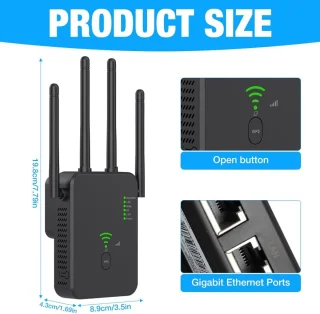 Solacis WiFi Versterker Stopcontact