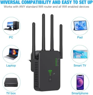 Solacis WiFi Versterker Stopcontact