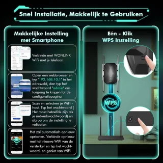 Solacis WiFi-versterker stopcontact