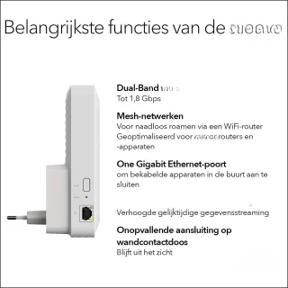 Solacis WiFi Versterker Stopcontact