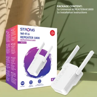STRONG WiFi Versterker Repeater 6 AX1800
