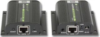 Techly IDATA EXT-E70POED HDMI transmitter & receiver Zwart