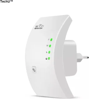 TechU Wifi Repeater 300 Mbps Wit