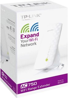 TP-Link RE200 WiFi Repeater 750 Mbps