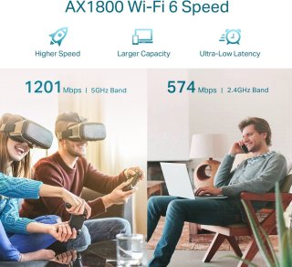 TP-Link RE605X WiFi 6 AX1800 Repeater Range Extender