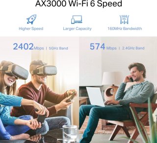 TP-Link RE705X WiFi 6 Repeater 3000 Mbps