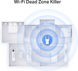 TP-Link RE705X WiFi 6 Repeater 3000 Mbps