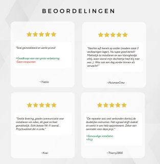 Trusted Goods Wifi Versterker 300Mbps 2.4 GHz Zwart