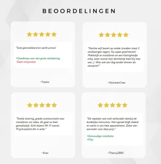 Trusted Goods Wifi Versterker 300Mbps 2.4 GHz Zwart