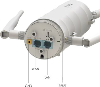 Tumex Wifi Versterker Dual Band 1200Mbps 4 Antennes Weerbestendig