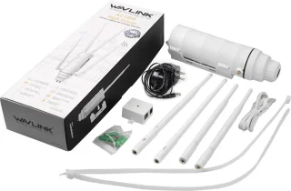 Tumex Wifi Versterker Dual Band 1200Mbps 4 Antennes Weerbestendig