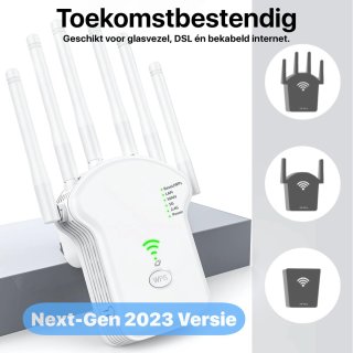 Ultra WiFi Repeater 2024 - WiFi Extender 1200 Mbps