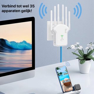 Ultra WiFi Repeater 2024 - WiFi Extender 1200 Mbps