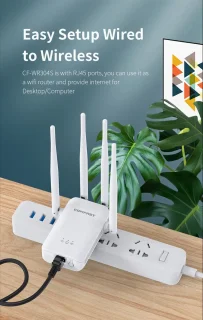 Viatel Comfast CF-WR304S Wifi Repeater Router 300Mbps 2.4GHz