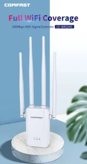 Viatel Comfast CF-WR304S Wifi Repeater Router 300Mbps 2.4GHz