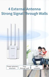 Viatel Comfast CF-WR304S Wifi Repeater Router 300Mbps 2.4GHz