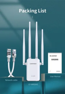Viatel Comfast CF-WR304S Wifi Repeater Router 300Mbps 2.4GHz