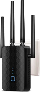 Eenvoudig dode hoeken oplossen: plug-in WiFi-versterker met 1200 Mbit/s en Gigabit LAN