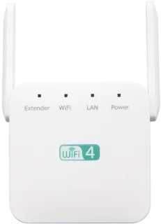 WiFi Extender 300M Dual Band WiFi Signaalversterker Wit