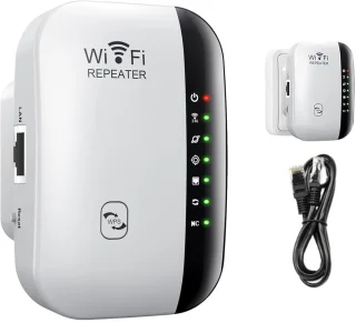 WiFi-extender internetversterker met ethernetpoort wit