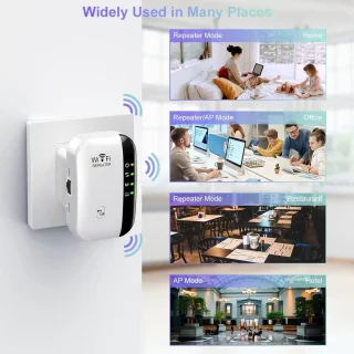 WiFi-extender met Ethernet-poort