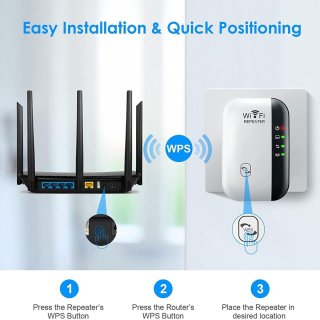 WiFi Extender WiFi Booster Repeater 2640 sqft