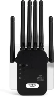 WiFi-repeater 1200 Mbps zwart