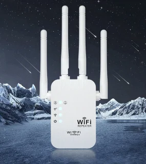WiFi Repeater 300 Mbps 2.4 GHz 4 Antennes EU Stekker