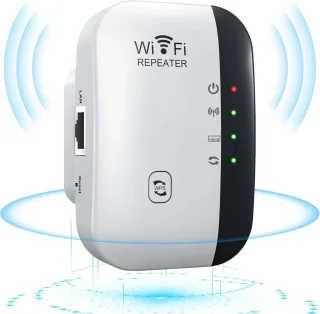 WiFi Repeater 300 Mbps 2,4 GHz met RJ45 Poort