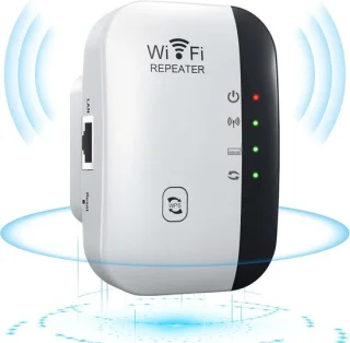 WiFi Repeater 300 Mbps 2,4 GHz met RJ45 Poort