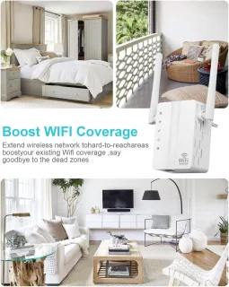 WiFi Repeater 300 Mbps WiFi Versterker Thuis & Kantoor