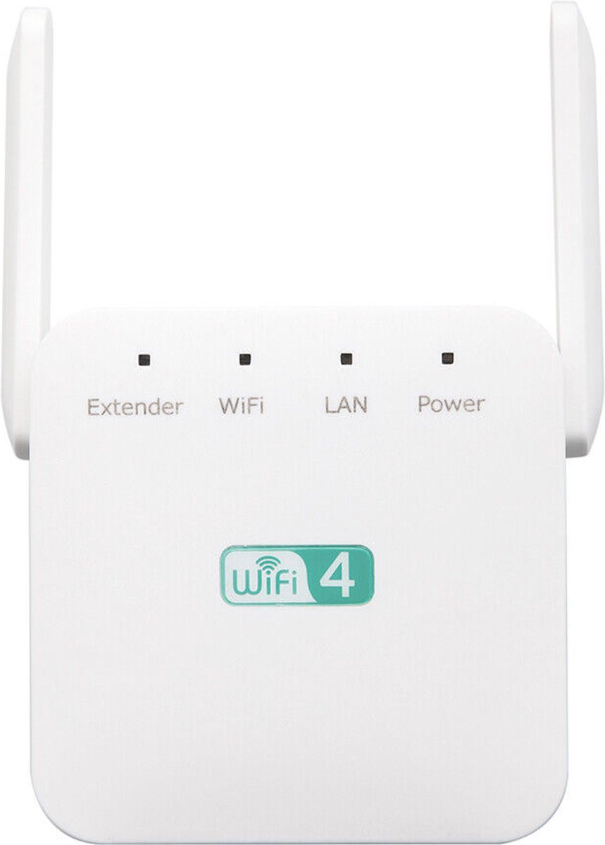 De WiFi Repeater 300 Mbps WPS WiFi Extender in één oogopslag