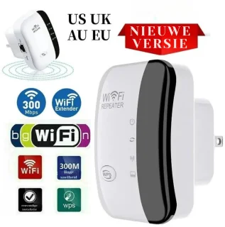 WiFi Repeater 300Mbps Draadloze Signaalversterker EU/US Plug