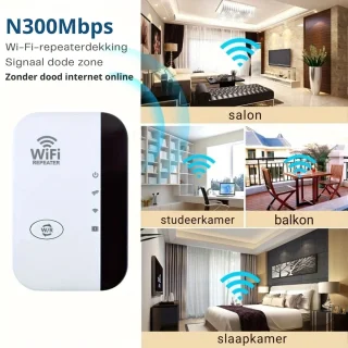 WiFi Repeater 300Mbps Draadloze Signaalversterker EU/US Plug