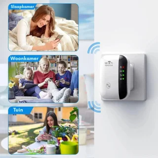 WiFi Repeater 300Mbps Draadloze Signaalversterker EU/US Plug