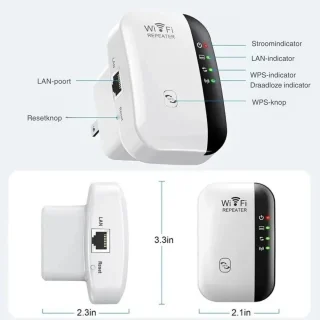 WiFi Repeater 300Mbps Draadloze Signaalversterker EU/US Plug