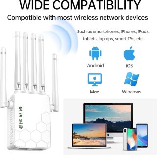 WiFi Repeater Extender Universeel voor Thuis