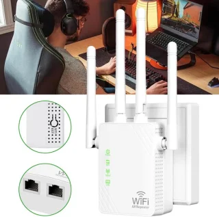 Wifi-repeater met ethernet-poort