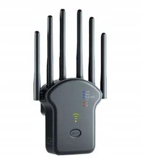 WiFi-repeater zwart
