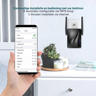Wifi Stopcontact Versterker 1200 Mbit/s