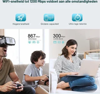 Wifi Stopcontact Versterker 1200 Mbit/s